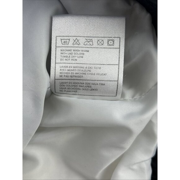 Vintage Nike Vest Large Youth (14-16) Zip Up Purple And Black Puffer Vest 90’s - Picture 14 of 14